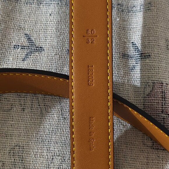 Loewe Black Leather Double-Sided Belt main image 4